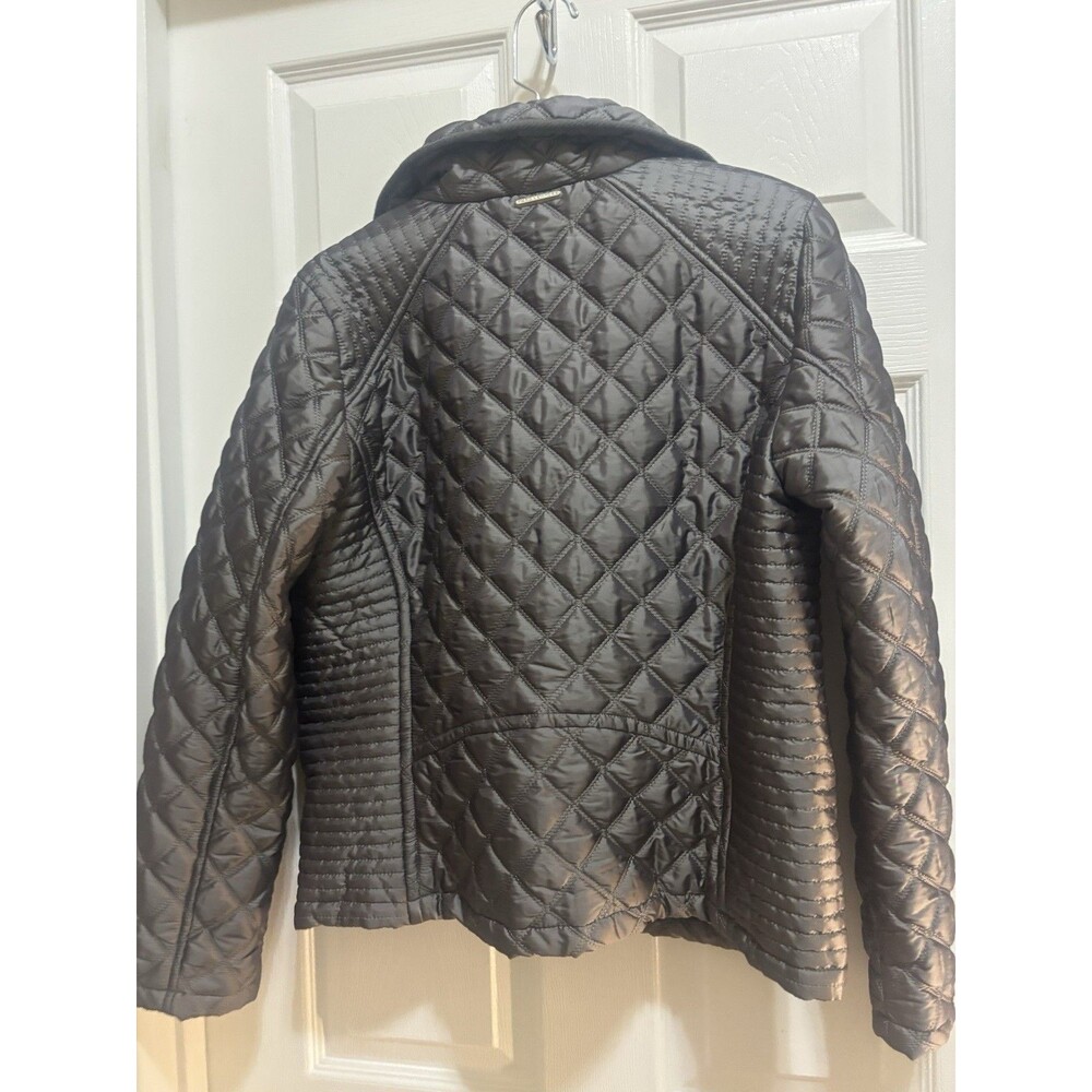 Marc New York Andrew Marc Quilted Women’s Jacket Size M Full  Zip Coat EUC Gray - Picture 4 of 7